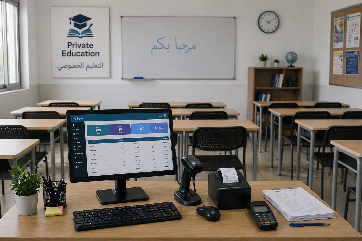 تطبيق نظام نقاط البيع POS في قطاع التعليم الخصوصي - فكرة للبرمجيات